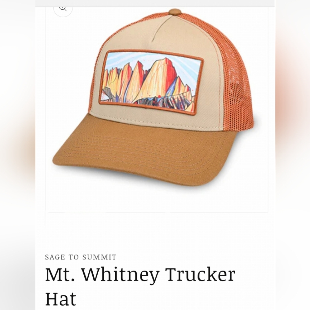 Mt. Whitney Trucker Hat - Brown and Tan
